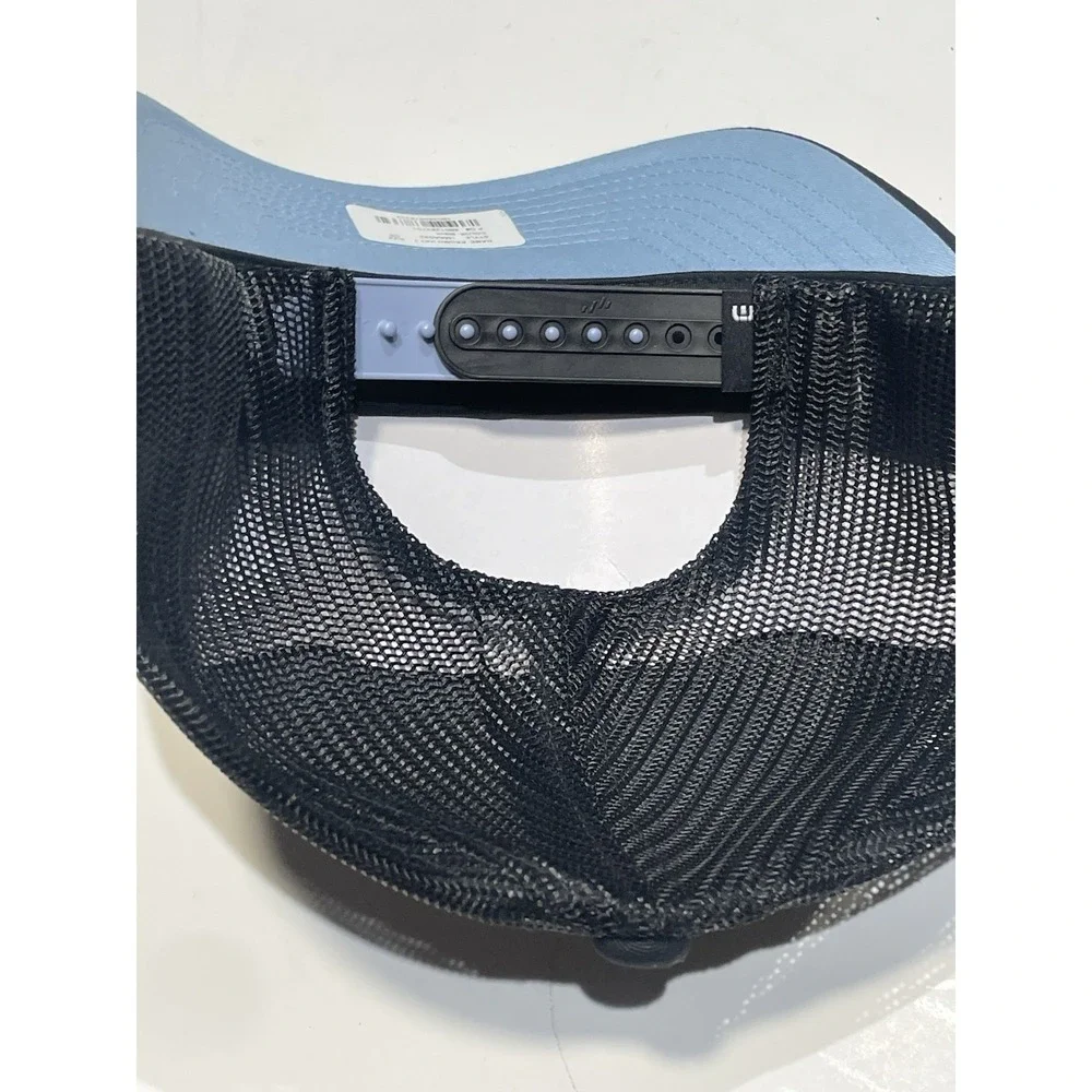 Travis Mathew Black Trucker Hat Cap Snap Back Mens One Size Mesh Patch PROMO